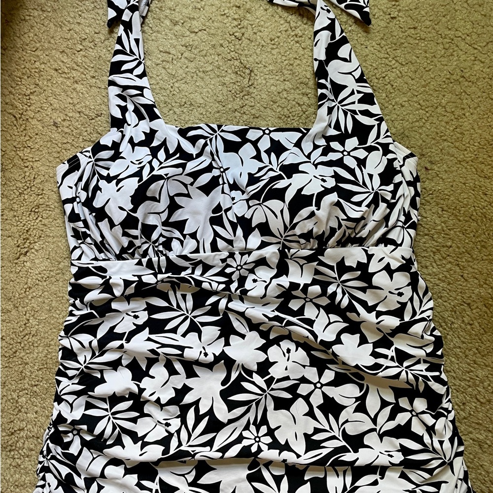 Lands' End Halter Tankini Top